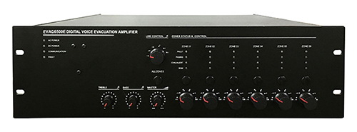240W/500W 6 Zones EVAC Extend Amplifier