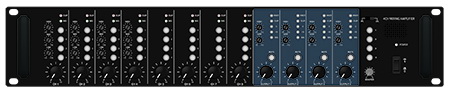 8x1/2/4 Matrix Mixer Amplifier with Paging